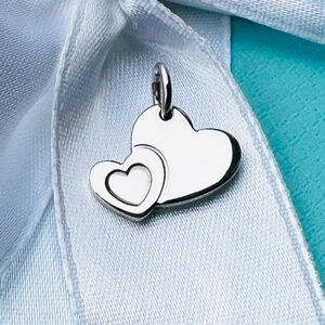 Rare Retired Tiffany & Co. Sweet Heart Charm Pendant in Sterling Silver
